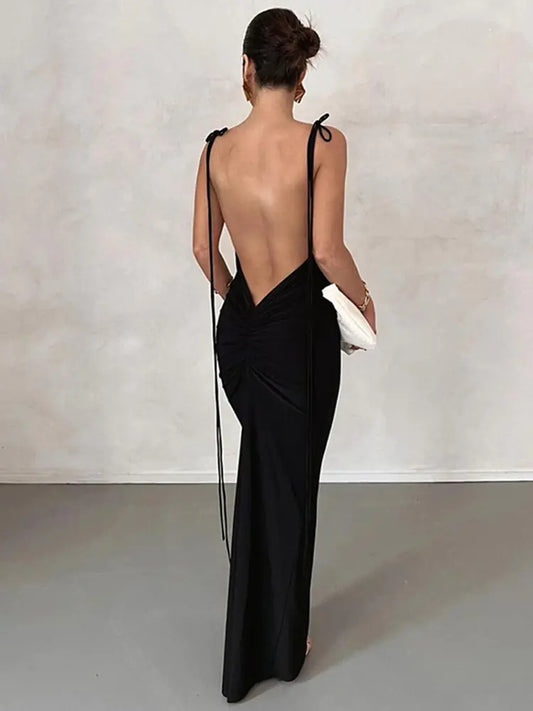Backless Women's Party Dress